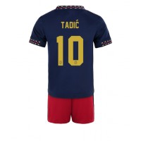 Ajax Dusan Tadic #10 Fotballklær Bortedraktsett Barn 2022-23 Kortermet (+ korte bukser)